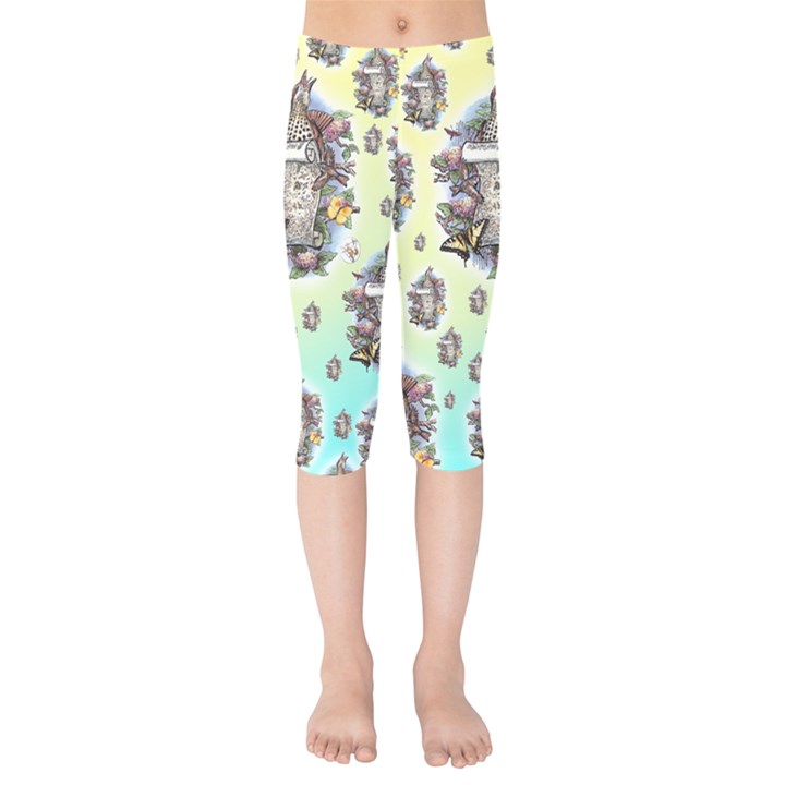 Songs Of The Earth Colourglide - by LaRenard Kids  Capri Leggings 