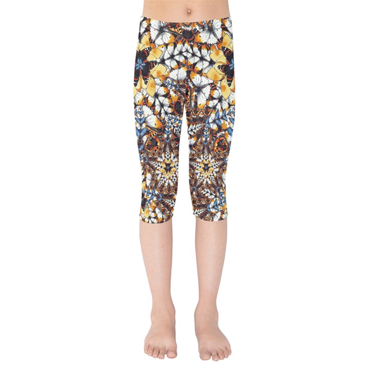 Butterfly Blaster - by LaRenard Kids  Capri Leggings 