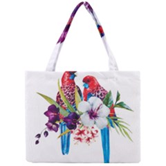 Tropical Parrots Mini Tote Bag by goljakoff