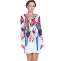 Tropical parrots Long Sleeve Nightdress View1