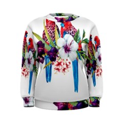 Tropical Parrots Women s Sweatshirt by goljakoff