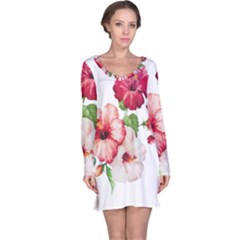 Flawers Long Sleeve Nightdress by goljakoff