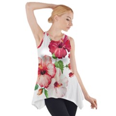 Flawers Side Drop Tank Tunic by goljakoff