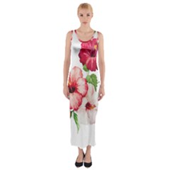 Flawers Fitted Maxi Dress by goljakoff