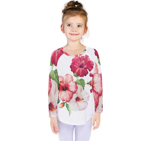 Flawers Kids  Long Sleeve Tee by goljakoff