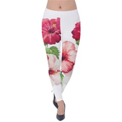 Flawers Velvet Leggings by goljakoff