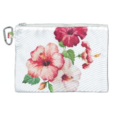 Flawers Canvas Cosmetic Bag (xl) by goljakoff