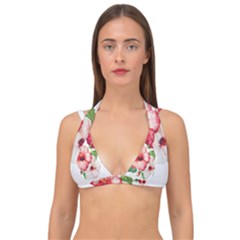 Flawers Double Strap Halter Bikini Top by goljakoff