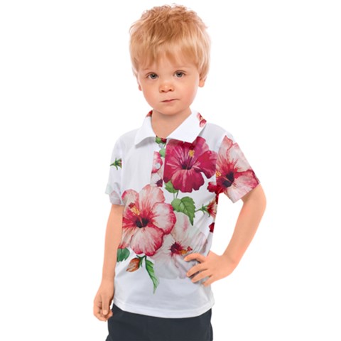 Flawers Kids  Polo Tee by goljakoff