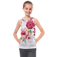 Flawers Kids  Sleeveless Hoodie by goljakoff