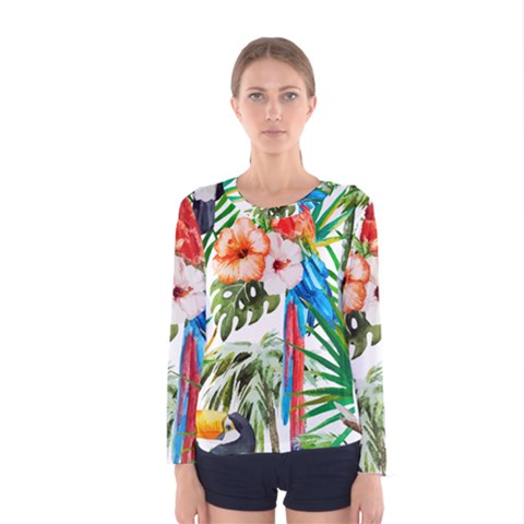 Jungle Women s Long Sleeve Tee by goljakoff