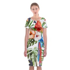 Jungle Classic Short Sleeve Midi Dress by goljakoff