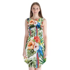 Jungle Sleeveless Chiffon Dress   by goljakoff