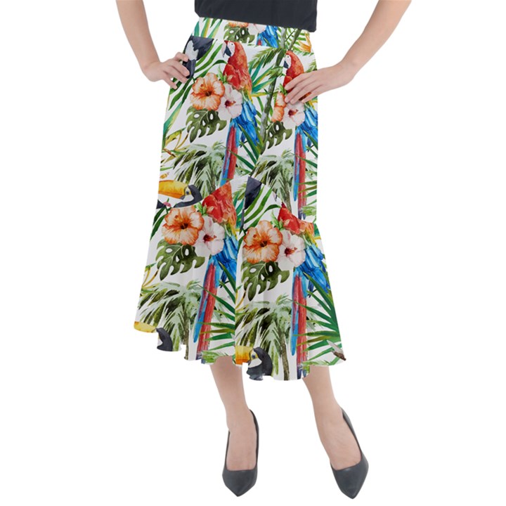 Jungle Midi Mermaid Skirt