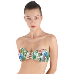 Jungle Twist Bandeau Bikini Top by goljakoff