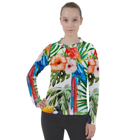 Jungle Women s Pique Long Sleeve Tee by goljakoff