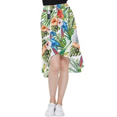 Jungle Frill Hi Low Chiffon Skirt