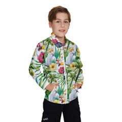 Jungle Birds Kids  Windbreaker by goljakoff