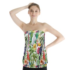 Jungle Birds Strapless Top by goljakoff