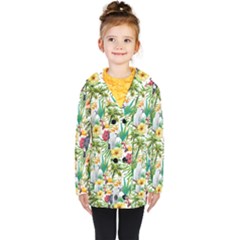 Jungle Birds Kids  Double Breasted Button Coat by goljakoff