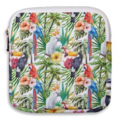 Jungle Birds Mini Square Pouch by goljakoff