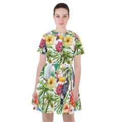 Jungle Birds Sailor Dress by goljakoff