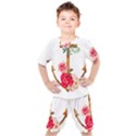 Flowers anchor Kids  Tee and Shorts Set View1