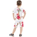 Flowers anchor Kids  Tee and Shorts Set View2