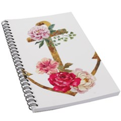 Flowers Anchor 5 5  X 8 5  Notebook by goljakoff