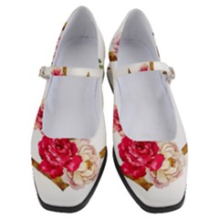 Flowers Anchor Women s Mary Jane Shoes