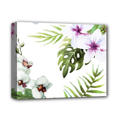 Flowers Deluxe Canvas 14  X 11  (stretched) by goljakoff