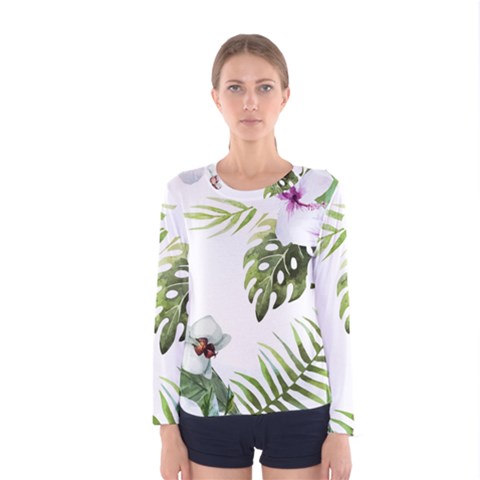 Flowers Women s Long Sleeve Tee by goljakoff