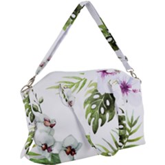 Flowers Canvas Crossbody Bag by goljakoff