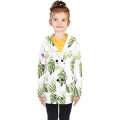 Flowers Kids  Double Breasted Button Coat by goljakoff