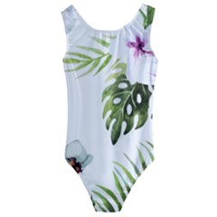 Flowers Kids  Cut-out Back One Piece Swimsuit by goljakoff