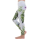 Flowers Kids  Lightweight Velour Leggings View2