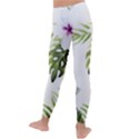 Flowers Kids  Lightweight Velour Leggings View4