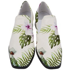 Flowers Women Slip On Heel Loafers by goljakoff