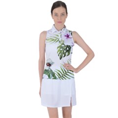 Flowers Women s Sleeveless Polo Tee by goljakoff