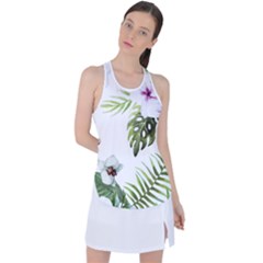 Flowers Racer Back Mesh Tank Top by goljakoff