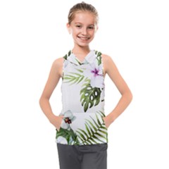 Flowers Kids  Sleeveless Hoodie by goljakoff