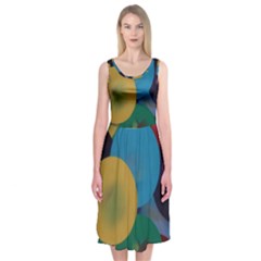 Kaleidoscope Midi Sleeveless Dress by WILLBIRDWELL