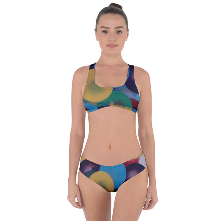 Kaleidoscope Criss Cross Bikini Set