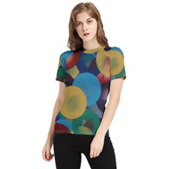 Kaleidoscope Women s Short Sleeve Rash Guard