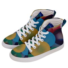 Kaleidoscope Men s Hi-top Skate Sneakers by WILLBIRDWELL