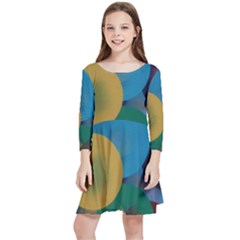 Kaleidoscope Kids  Quarter Sleeve Skater Dress