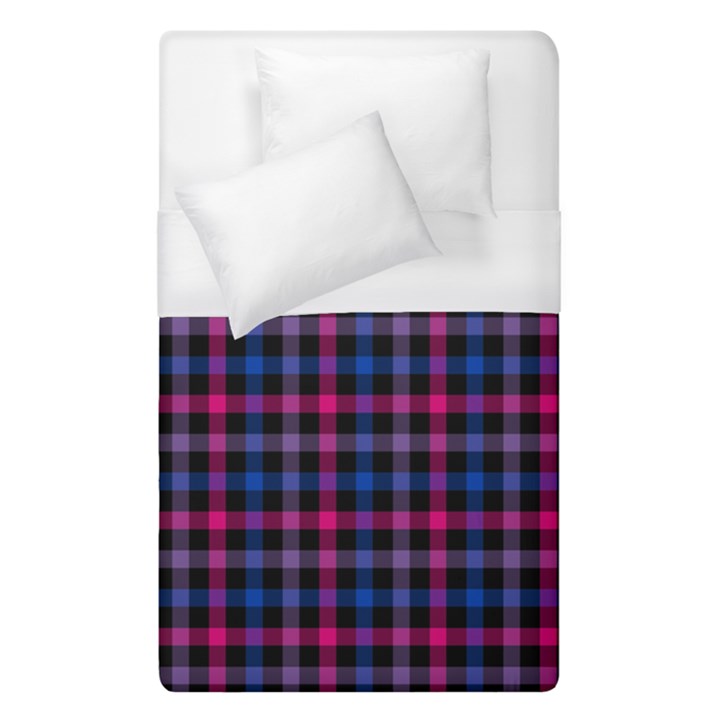 Bisexual Pride Checkered Plaid Duvet Cover (Single Size)