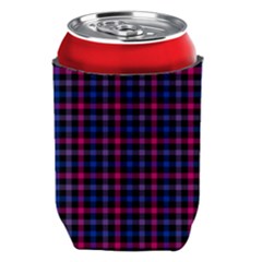 Bisexual Pride Checkered Plaid Can Holder by VernenInk