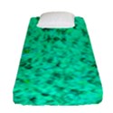 Aqua Marine Glittery Sequins Fitted Sheet (Single Size) View1