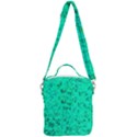 Aqua Marine Glittery Sequins Crossbody Day Bag View3